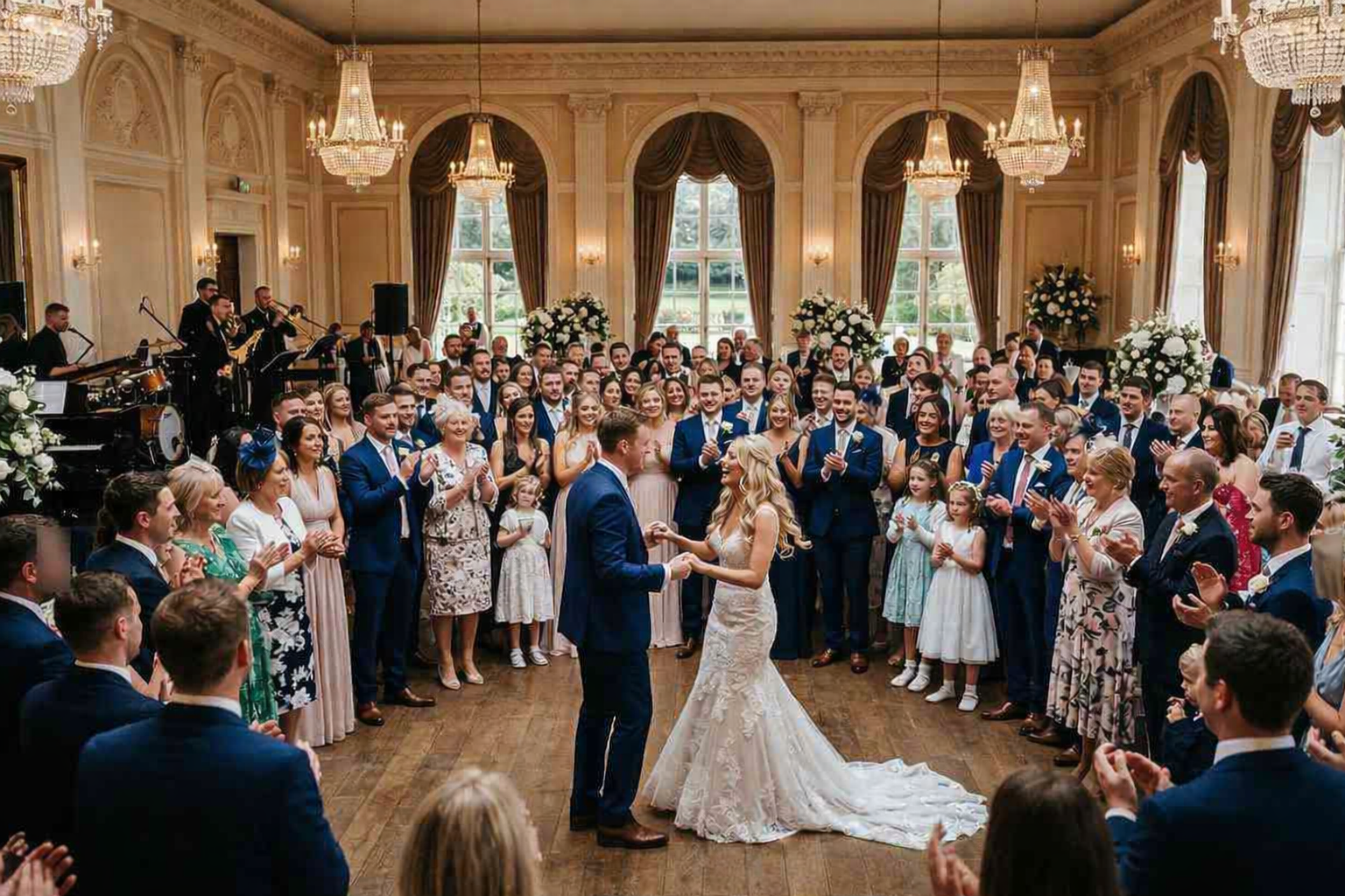 Hochzeitspaar beim Eröffnungstanz
